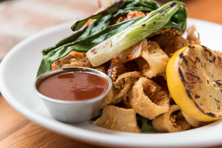 Crispy calamari
