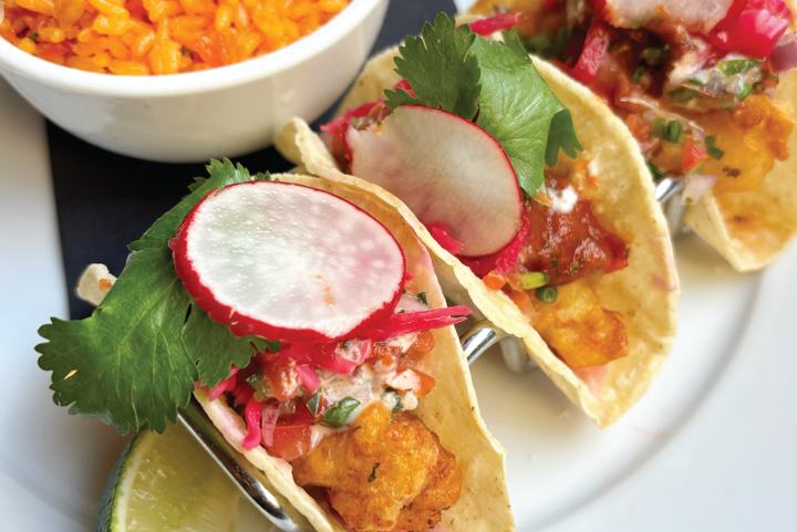 Fish tacos at The Harold