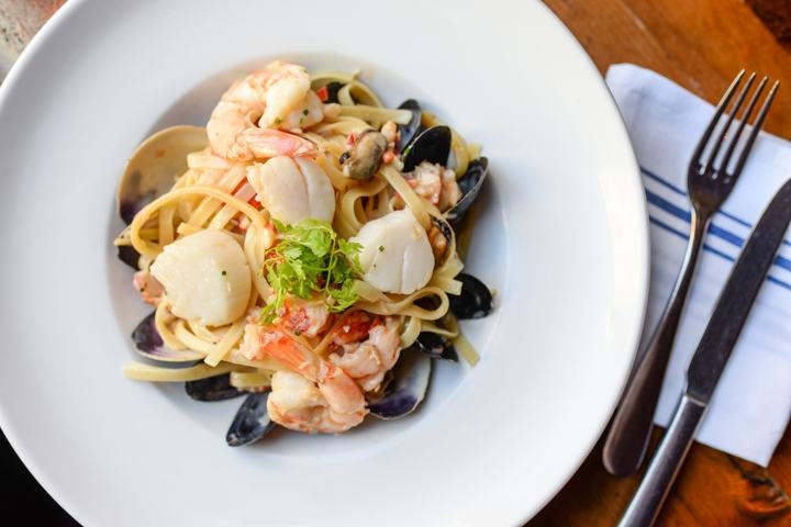 Seafood pasta